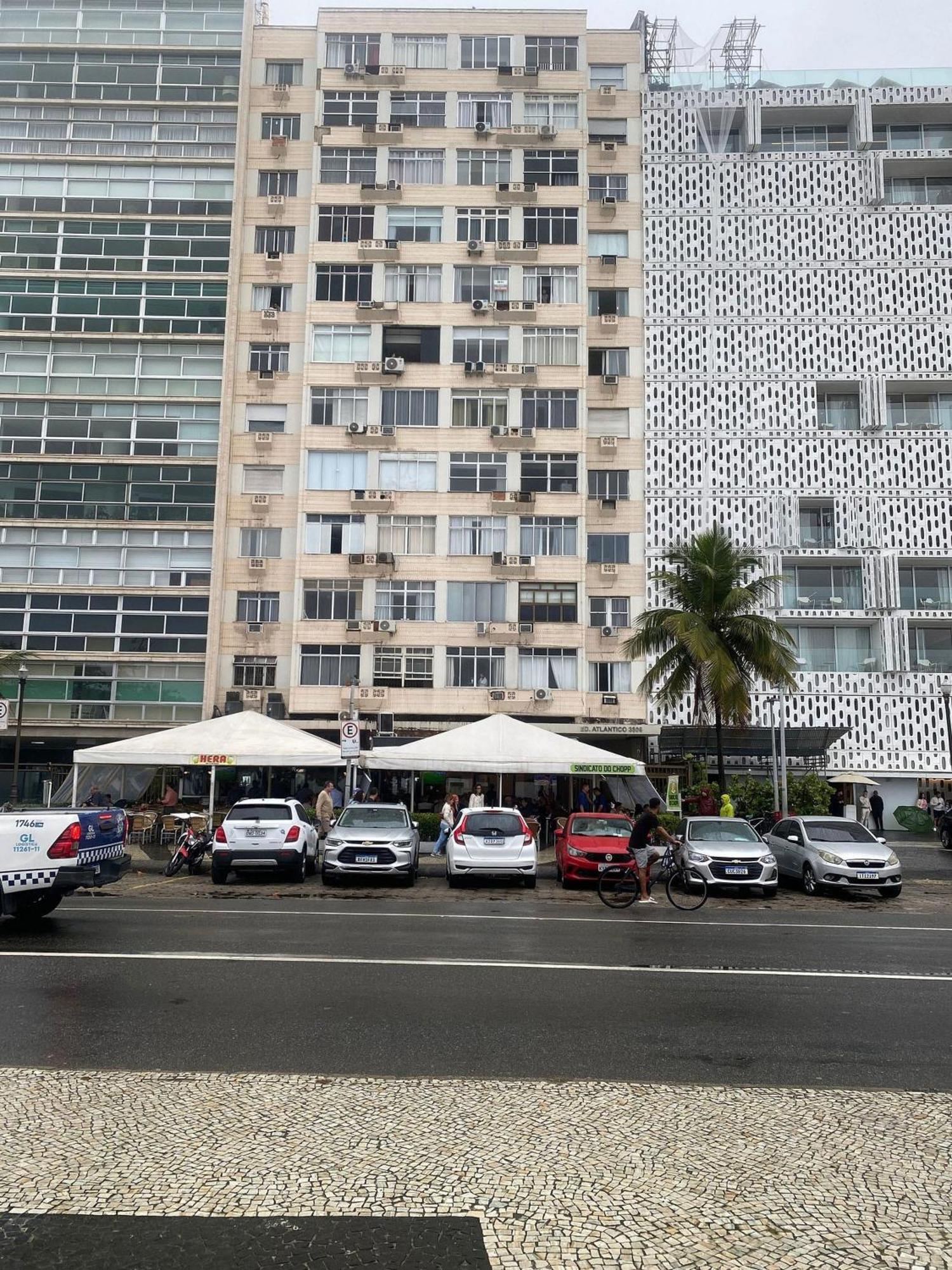 Studio 516 Copacabana Av Atlantica, Posto 6 리오데자네이루 외부 사진